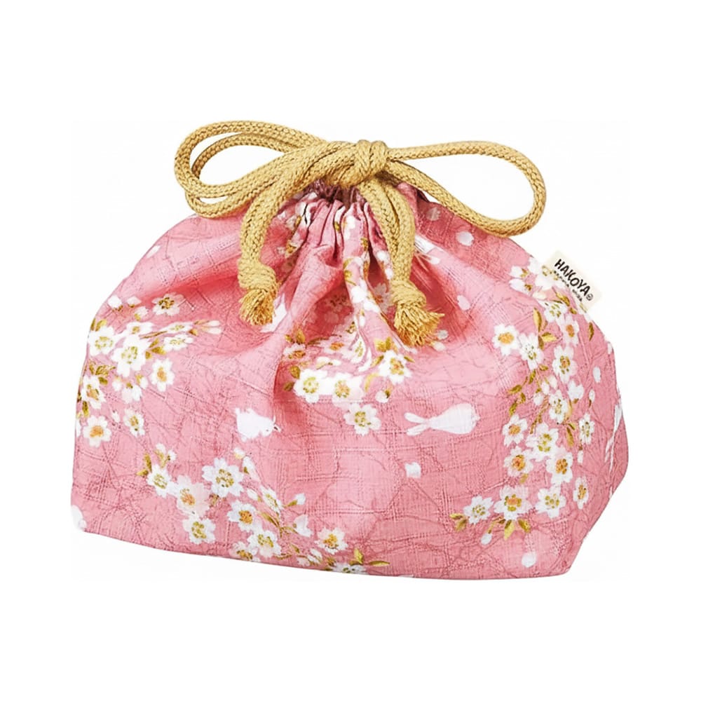 Rabbit & Pink Cherry Blossom Bento Bag