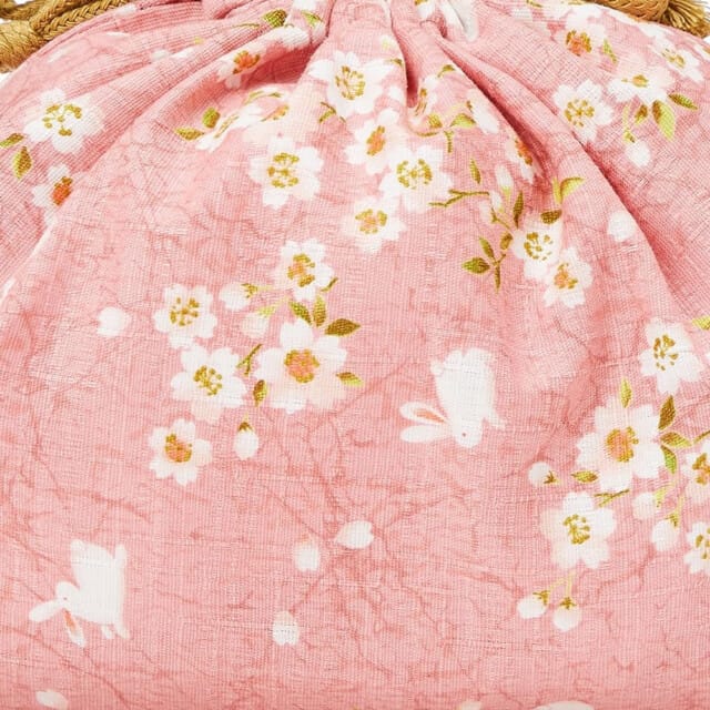 Rabbit & Pink Cherry Blossom Bento Bags