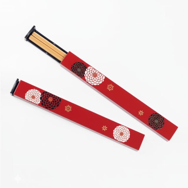 Red Chrysanthemum Chopsticks