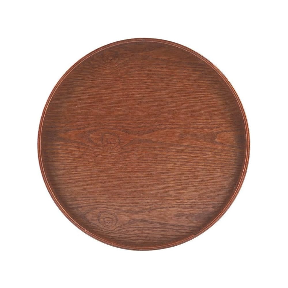 Round Wooden Serving Tray