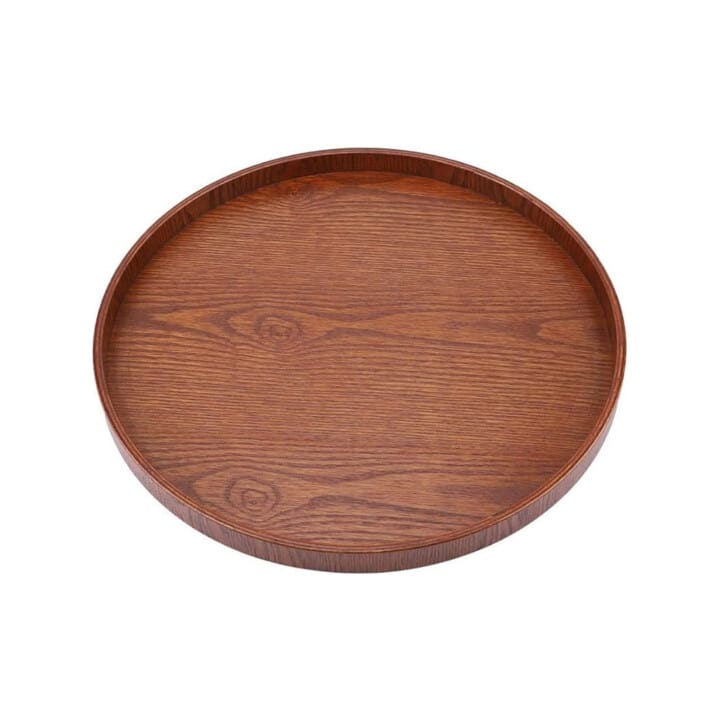 Round Wooden Serving Trays