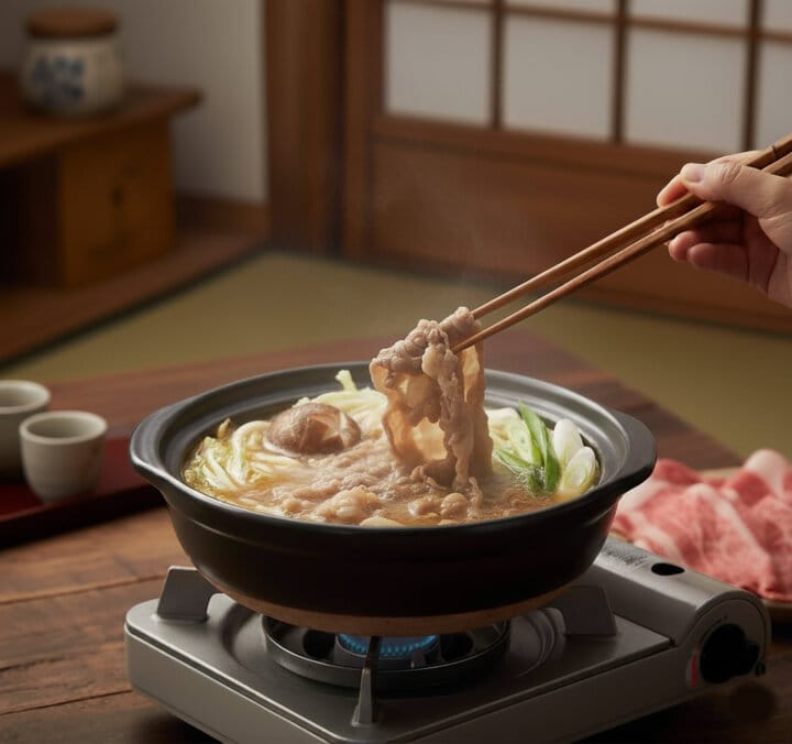 Shiro Clay Donabe Pot In Use