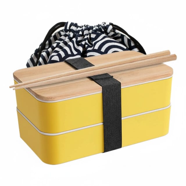 Watashi Yellow Bento Lunch Box Set