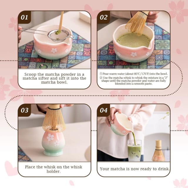 Ennjo 7 Piece Matcha Tea Set Instructions Ennjo 7 Piece Matcha Tea Set Instructions