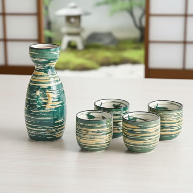 Midori Sunset Sake Set Idea