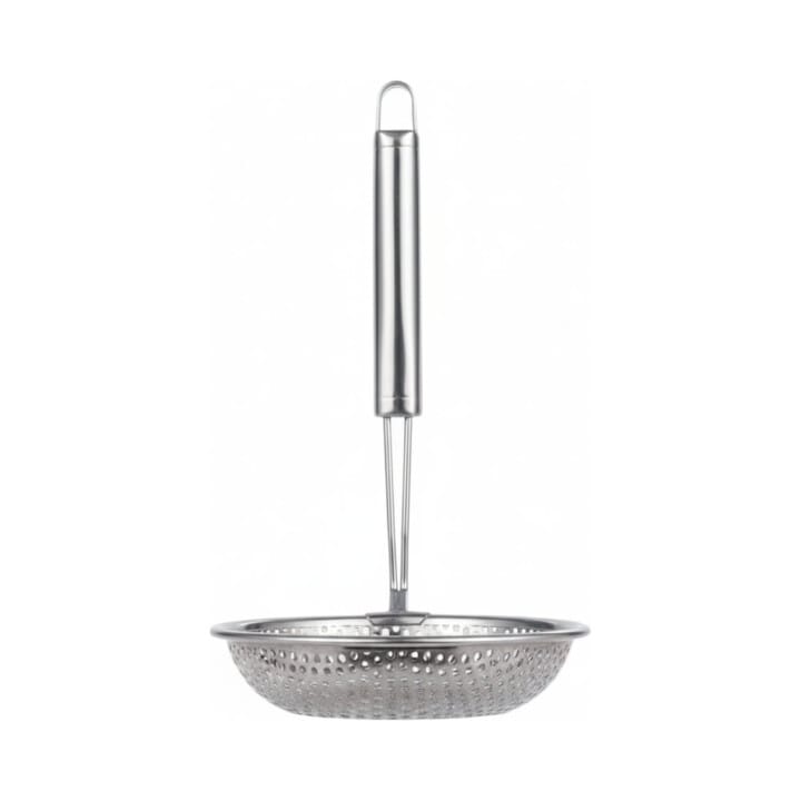 Stainless Steel Slotted Ladle Side