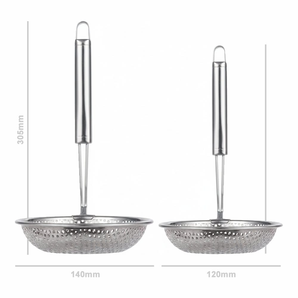Stainless Steel Slotted Ladle Size