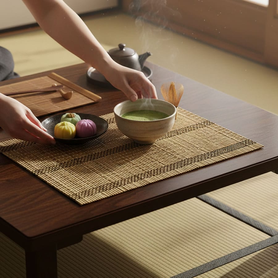 Tatami Brown Bamboo Placemat Tatami Brown Bamboo Placemat