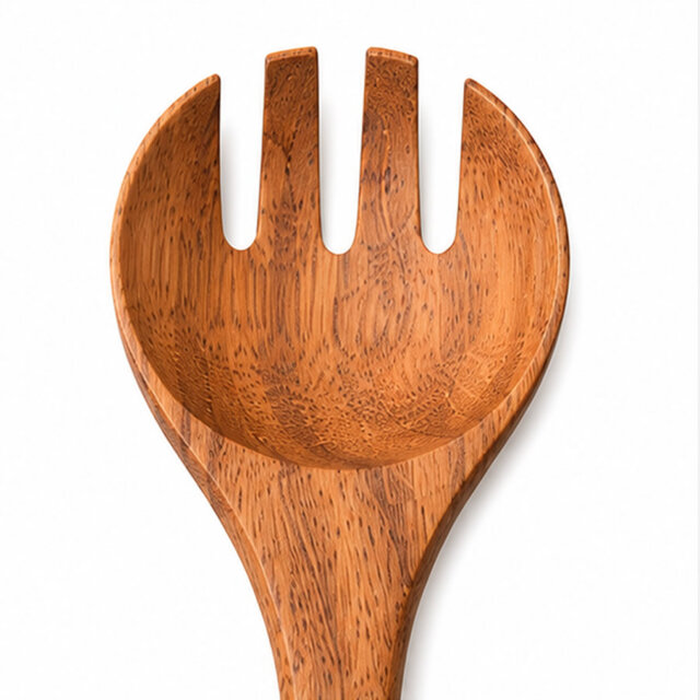 Acacia Wood Salad Serving Spoon Set