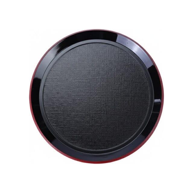 Beveled Edge Round Sushi Tray