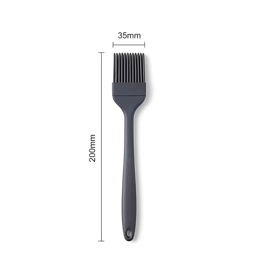 Black Silicone Basting Brush Dimensions