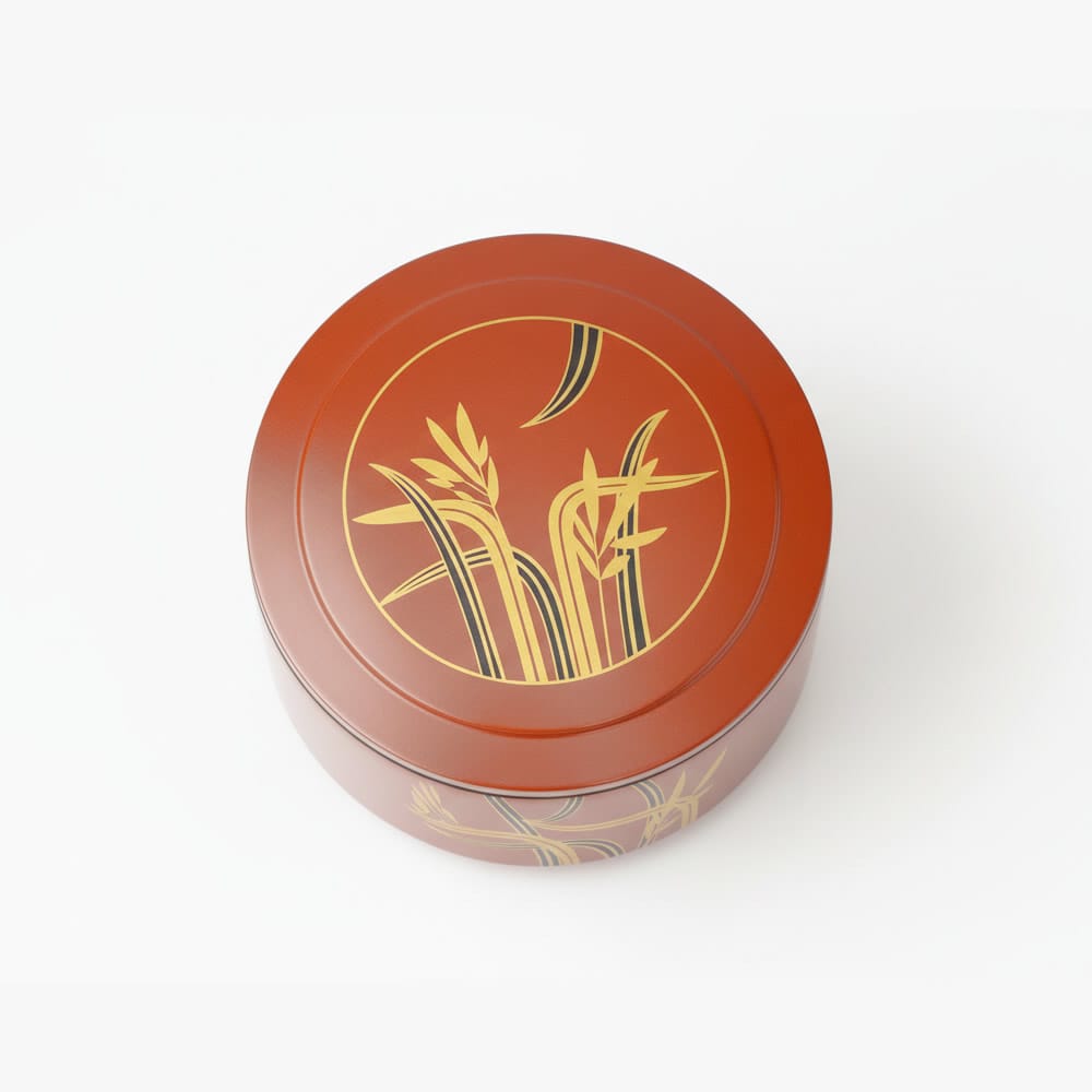 Golden Rice Stalk Motif Bento Top