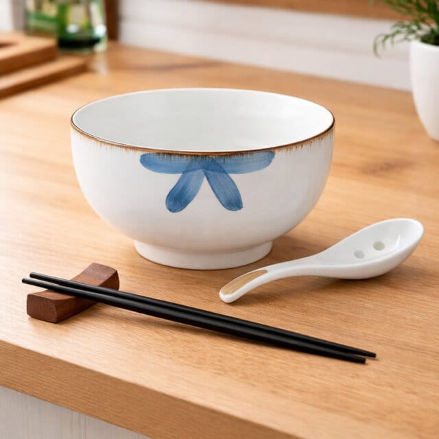 Hisseki Floral Donburi Bowl Set
