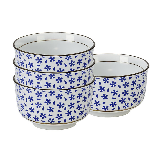 Indigo Blue Kahei Rice Bowl Set Indigo Blue Kahei Rice Bowl Set