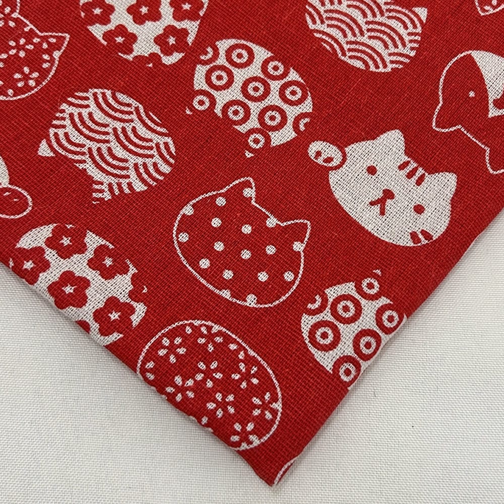 Japanese Kitty Cotton Furoshiki Cloths