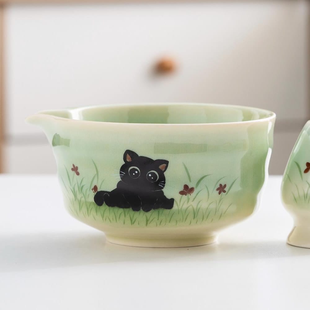Precious Neko Matcha Tea Set Precious Neko Matcha Tea Set