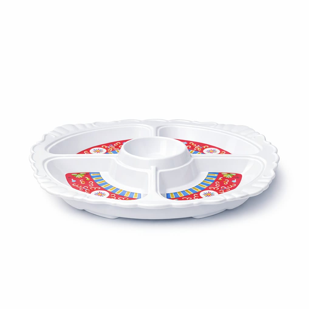 Shòu Longevity 5 Section Server Plates Shòu Longevity 5 Section Server Plates