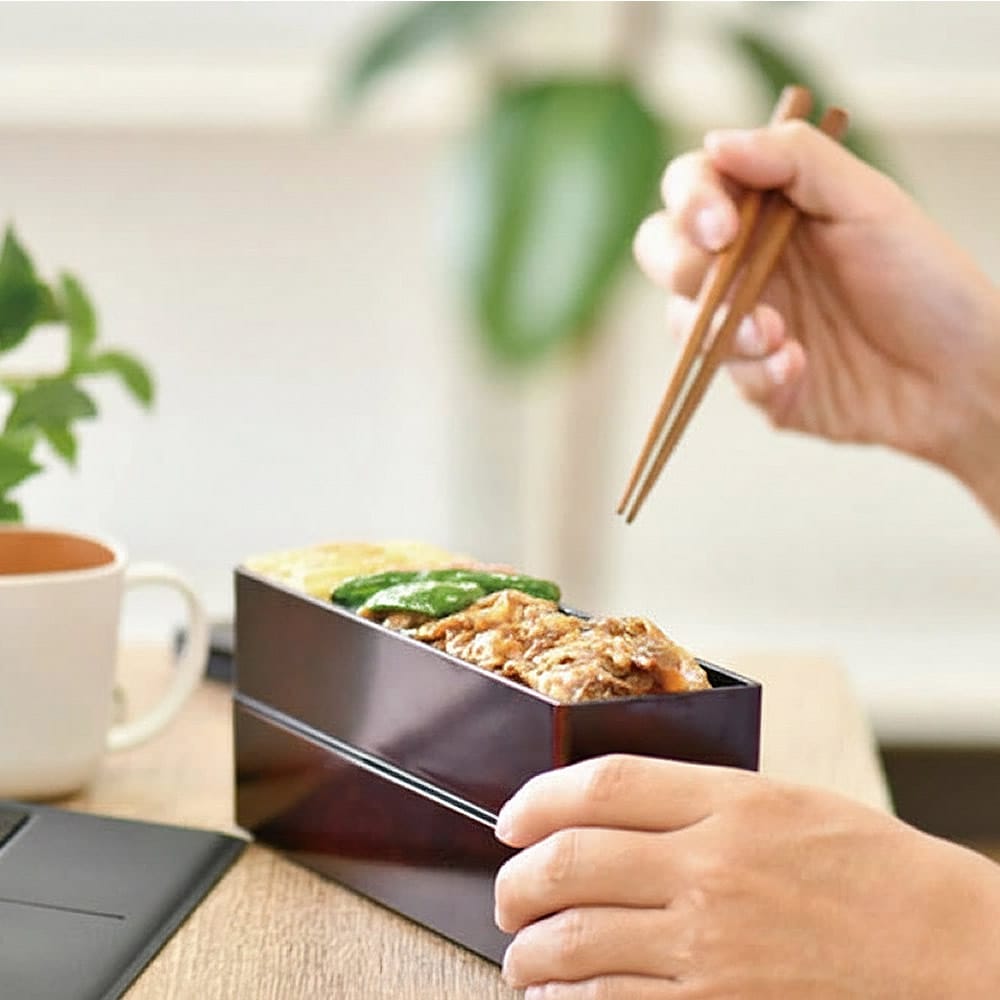 Tochigi-Mokume Slim-Line Lunch Box