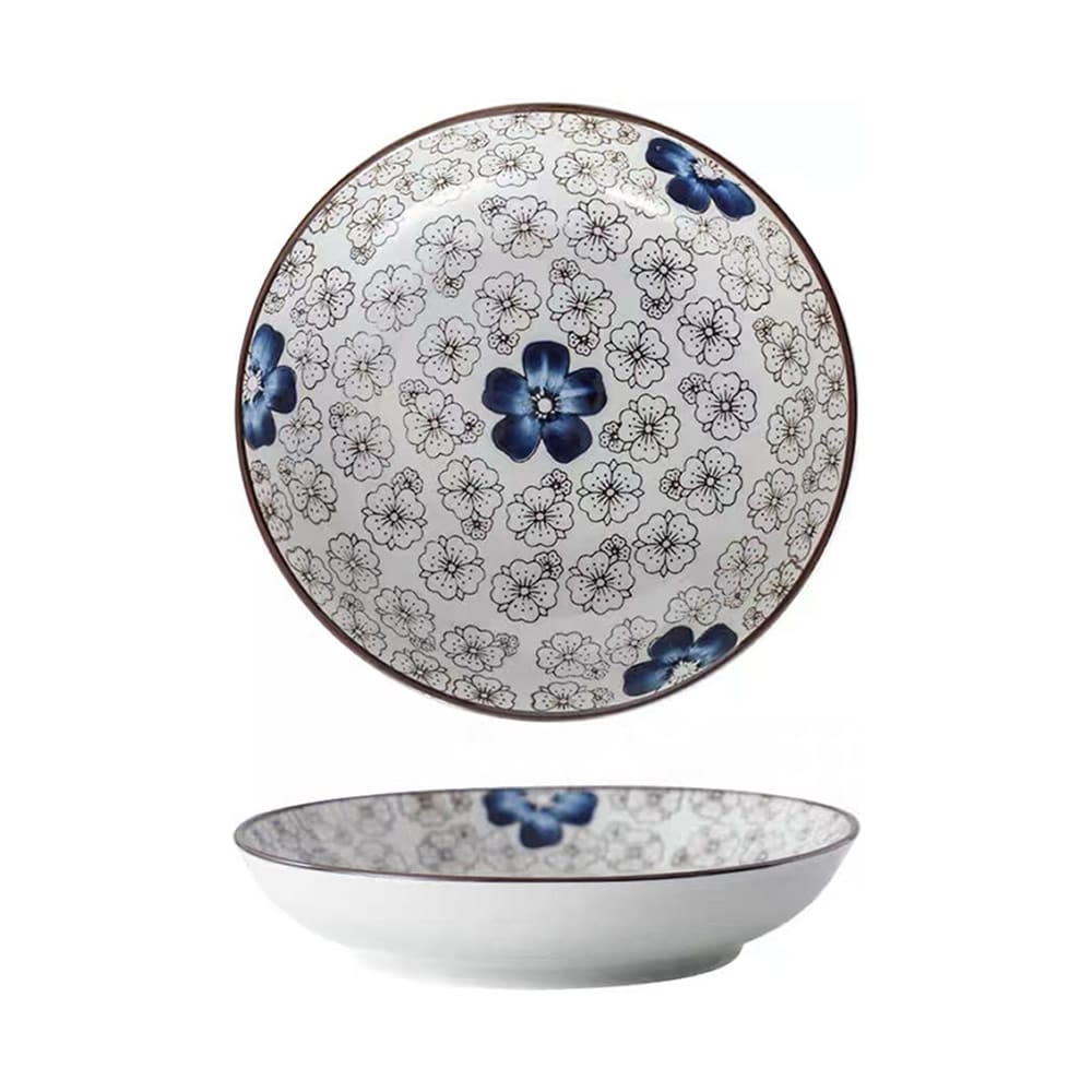 Underglazed Teal Side Plate Underglazed Teal Side Plate