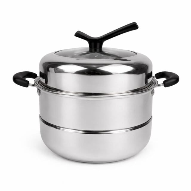 Yori Stainless Steel Two-Tier Steamer