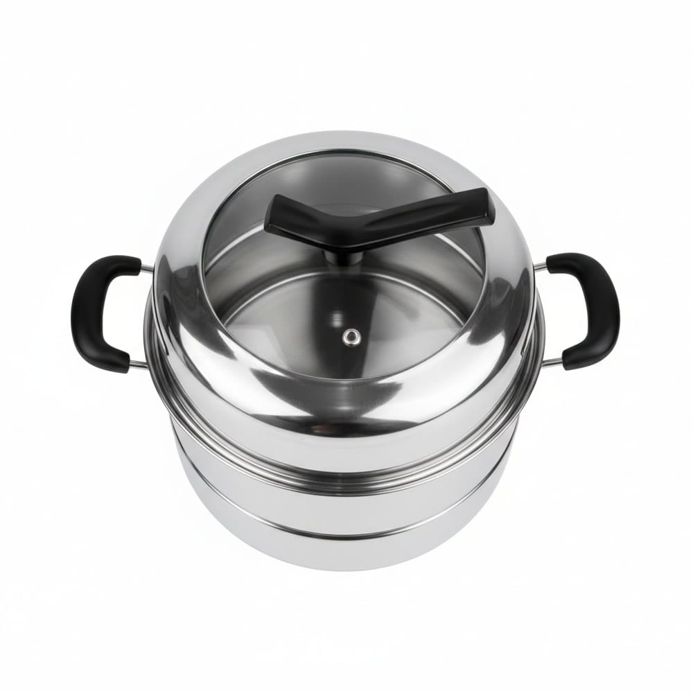 Yori Stainless Steel Two-Tier Steamer Lid
