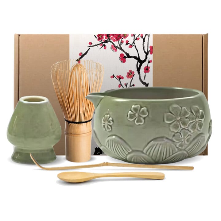 Haruyama Petal Matcha Tea Set Haruyama Petal Matcha Tea Set