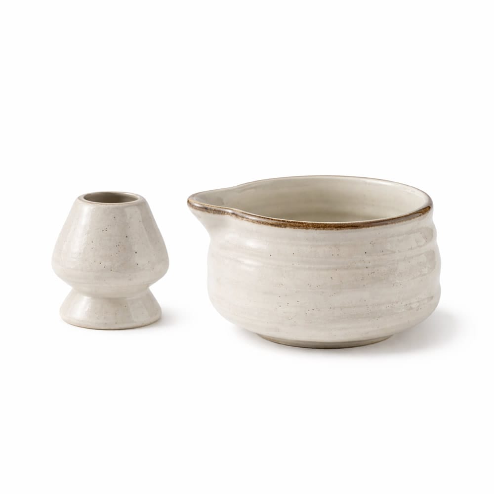Yūgao Glaze Matcha Tea Set