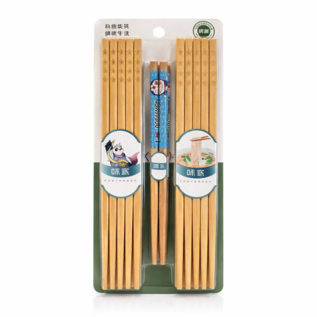 Blue Doraemon Family Chopstick Set
