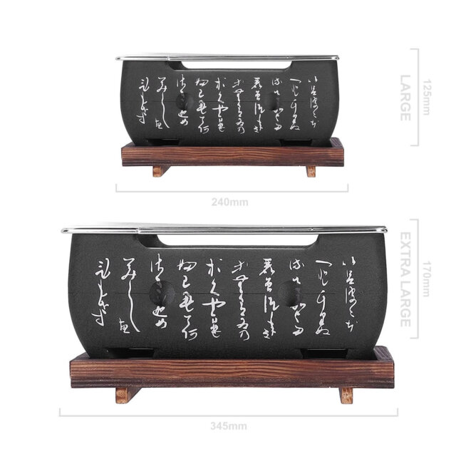 Extra Large Charcoal Hibachi BBQ GrilL