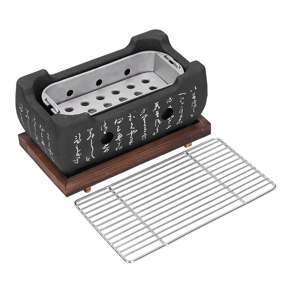 Extra Large Charcoal Hibachi Bbq Grill Top