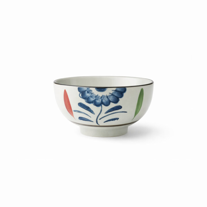 Hana Bloom Rice Bowl &Amp; Spoon Set Front