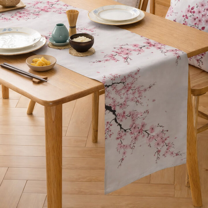 Kyoto Spring Blossom Table Runners