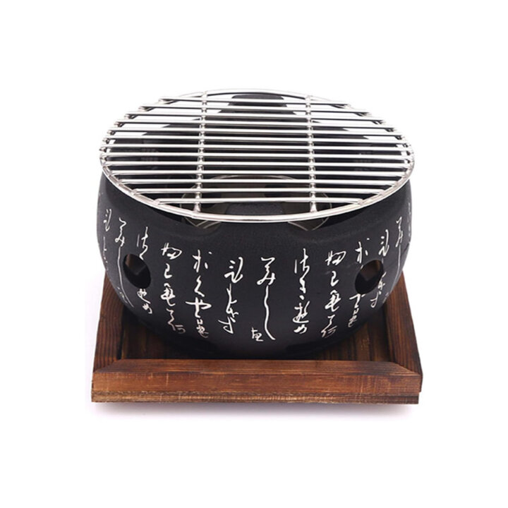 Large Round Tabletop Hibachi Bbq Grill