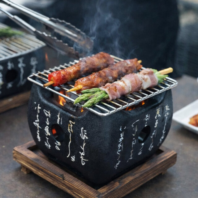 Medium Square Tabletop Konro Grill