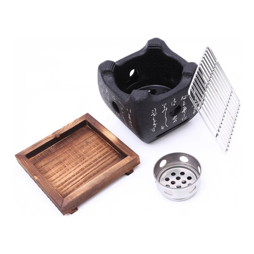 Square Portable Hibachi Bbq Grill