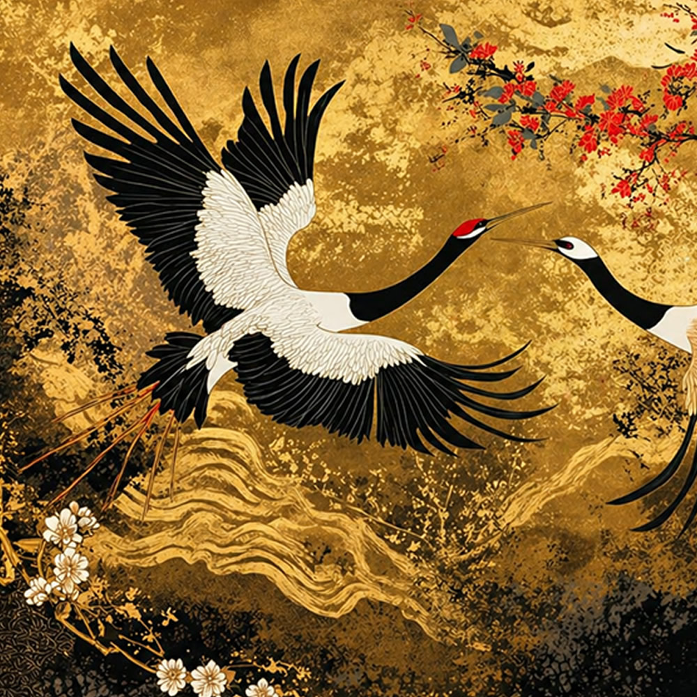 Golden Crane Dynasty Placemats