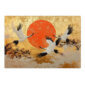 Golden Crane Sunrise Placemat