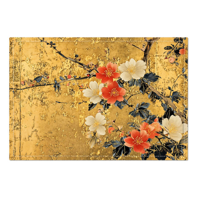 Golden Imperial Bloom Placemat
