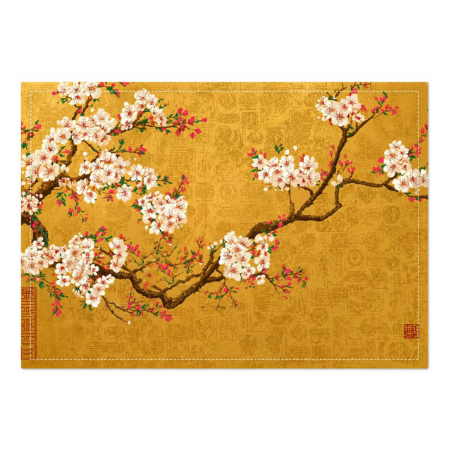 Golden Sakura Heritage Placemat