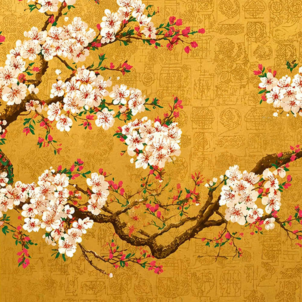 Golden Sakura Heritage Placemats