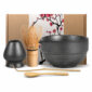 Grey Kurogane Matcha Tea Set