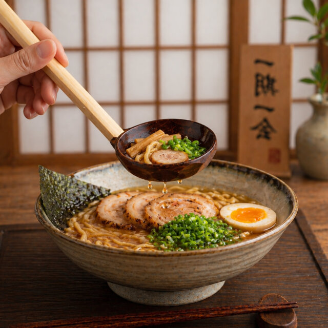 Long Handle Tsū Tōn Ramen Spoon