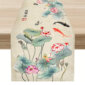 Lotus Garden of Edo Table Runner