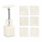 Mooncake Mold Press with 6 Stamps