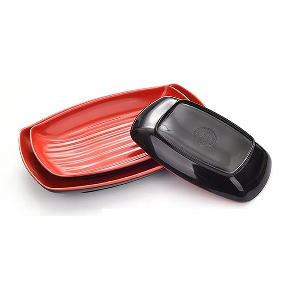 Ribbed Melamine Makizushi Tray