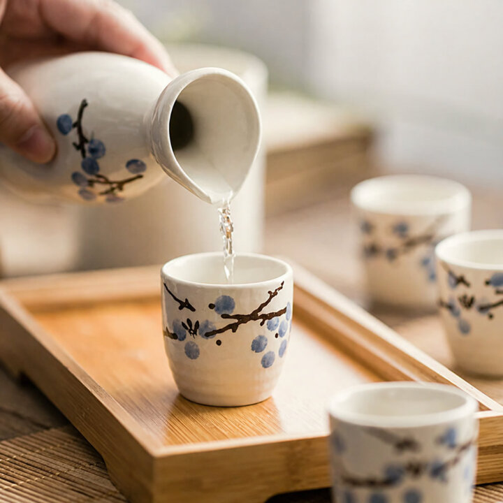 Seika Sake Tokkuri &Amp; Ochoko Set