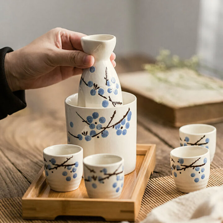 Seika Sake Tokkuri &Amp; Ochoko Set