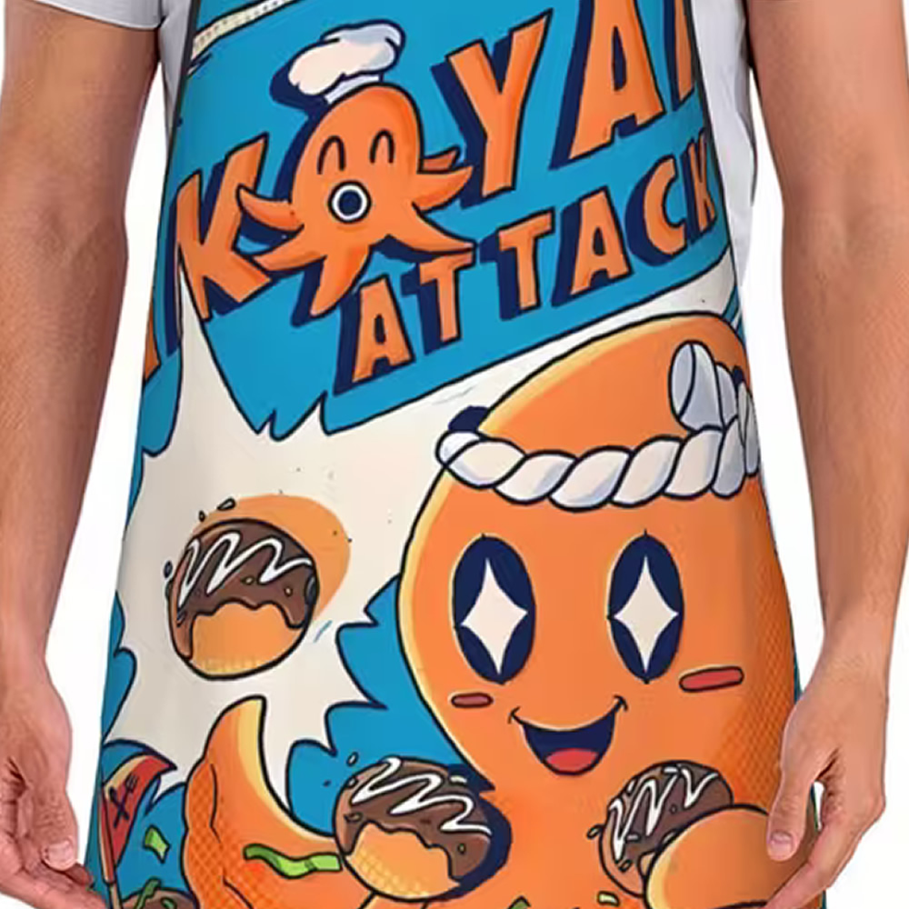 Takoyaki Attack Octopus Apron1