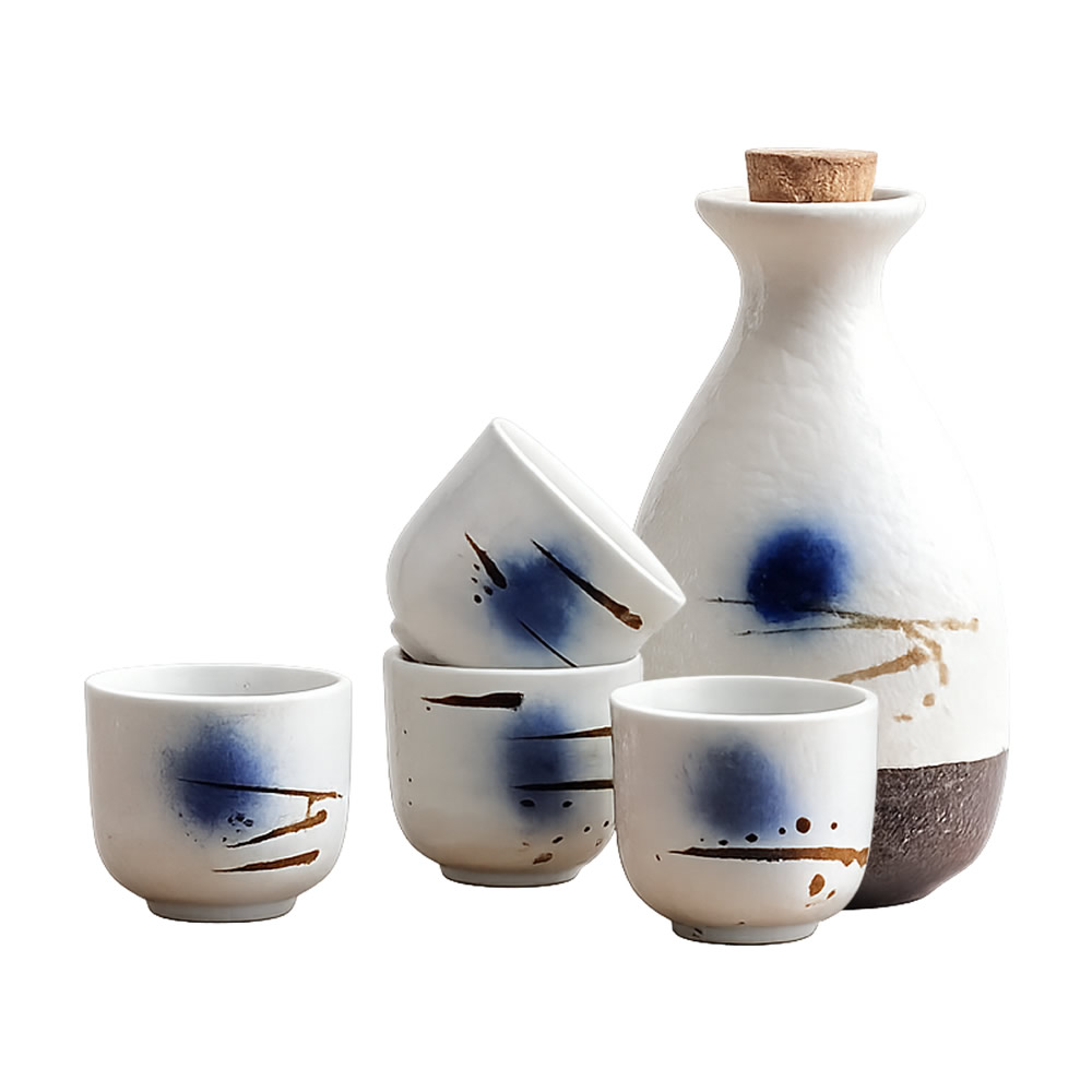 Blue Inseki Sake Set Blue Inseki Sake Set