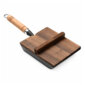 Cast Iron Tamagoyaki Pan & Cedar Lid